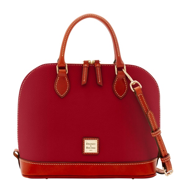 Pebble Grain Zip Zip Satchel - Picture 1 of 1